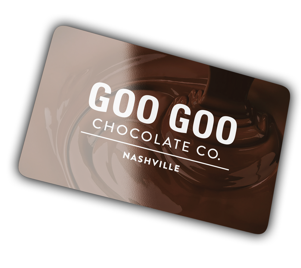 Goo Goo Physical Gift Card for Nashville Flagship Retail Store Location